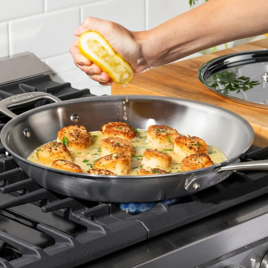 All-Clad Collective Cookware, G5® Graphite Core Skillet with Lid, 12.5 inch