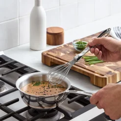 All-Clad Copper Core 5-ply Bonded Cookware, Saucier, 1 quart