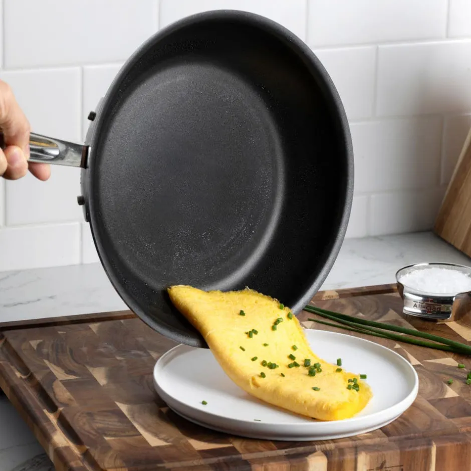 All-Clad Copper Core Pro Nonstick 5-ply Bonded Cookware, Fry Pan Set, 8 and 10 inch