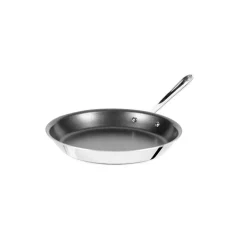 All-Clad D5 Polished Pro Nonstick 5-ply Bonded Cookware, Egg Perfect Pan, 11 inch