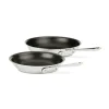 All-Clad D3 Pro Nonstick 3-ply Bonded Cookware, Fry pan Set, 8 and 10 inch