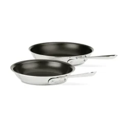 All-Clad D3 Pro Nonstick 3-ply Bonded Cookware, Fry pan Set, 8 and 10 inch