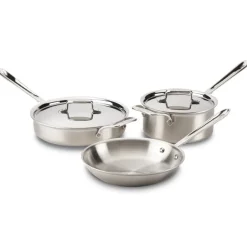 All-Clad D5 Stainless 5 Piece Cookware Set | 5 Piece Pan Set |