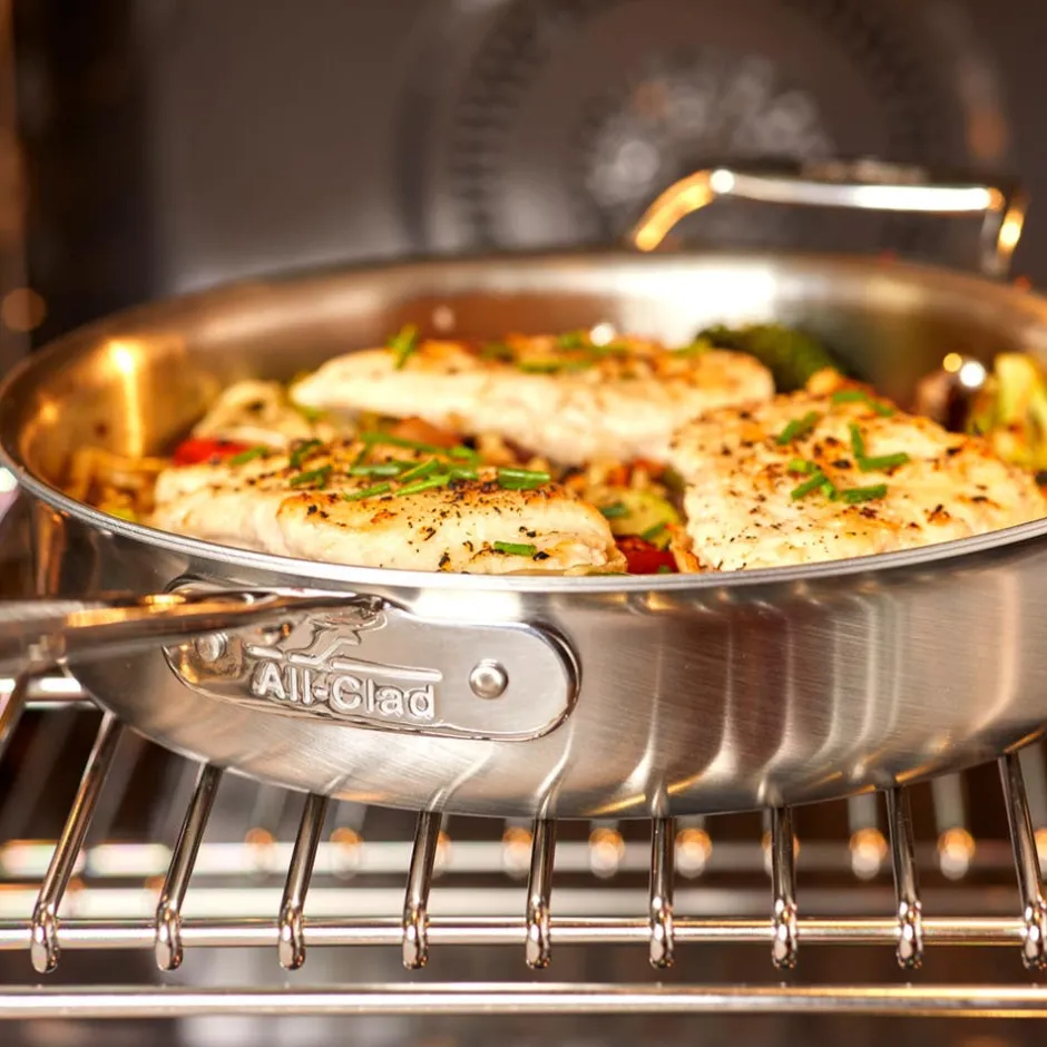 All-Clad D5 Stainless 5 Piece Cookware Set | 5 Piece Pan Set |