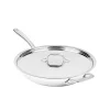 All-Clad D3 Stainless Everyday 3-ply Bonded Cookware; Skillet with Lid; 12.5 inch