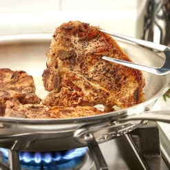 All-Clad D3 Stainless Everyday 3-ply Bonded Cookware; Skillet; 8.5 inch