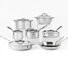 All-Clad D3 Stainless 3-ply Bonded Cookware Set, 14 piece Set