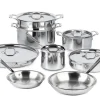 All-Clad D3 Stainless 3-ply Bonded Cookware Set, 13 piece Set