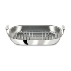 All-Clad D3 Stainless 3-Ply Bonded Cookware, Large Flared Roaster