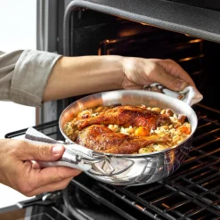 All-Clad D3 Stainless 3-ply Bonded Cookware Cassoulet, 2 quart