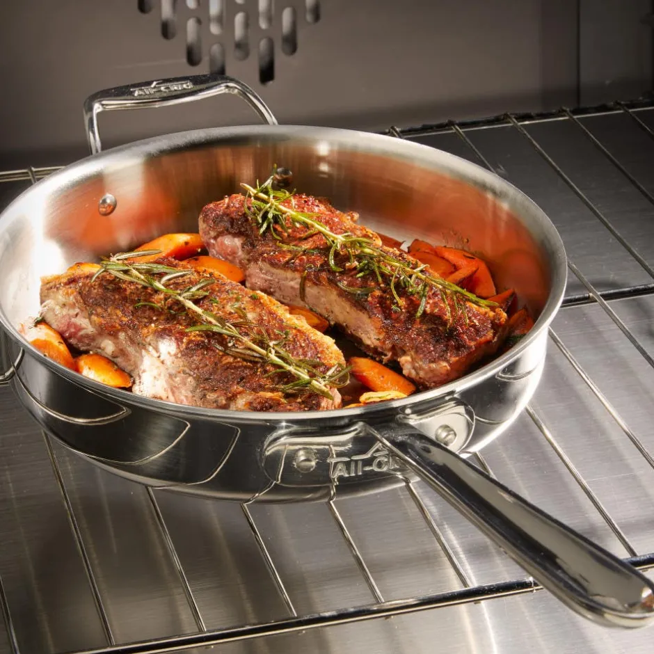 All-Clad D3 Stainless 3-ply Bonded Cookware Set, 13 piece Set