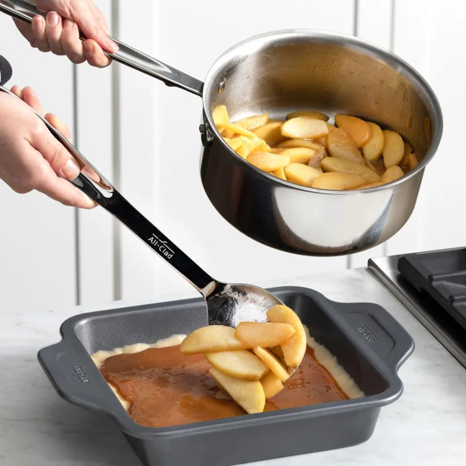 All-Clad D3 Stainless 3-Ply Bonded Cookware, Sauce Pan with Lid, 3 quart