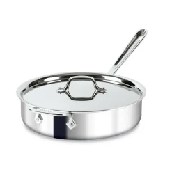 All-Clad D3 Stainless 3-ply Stainless Steel Saute Pan, 4 quart |
