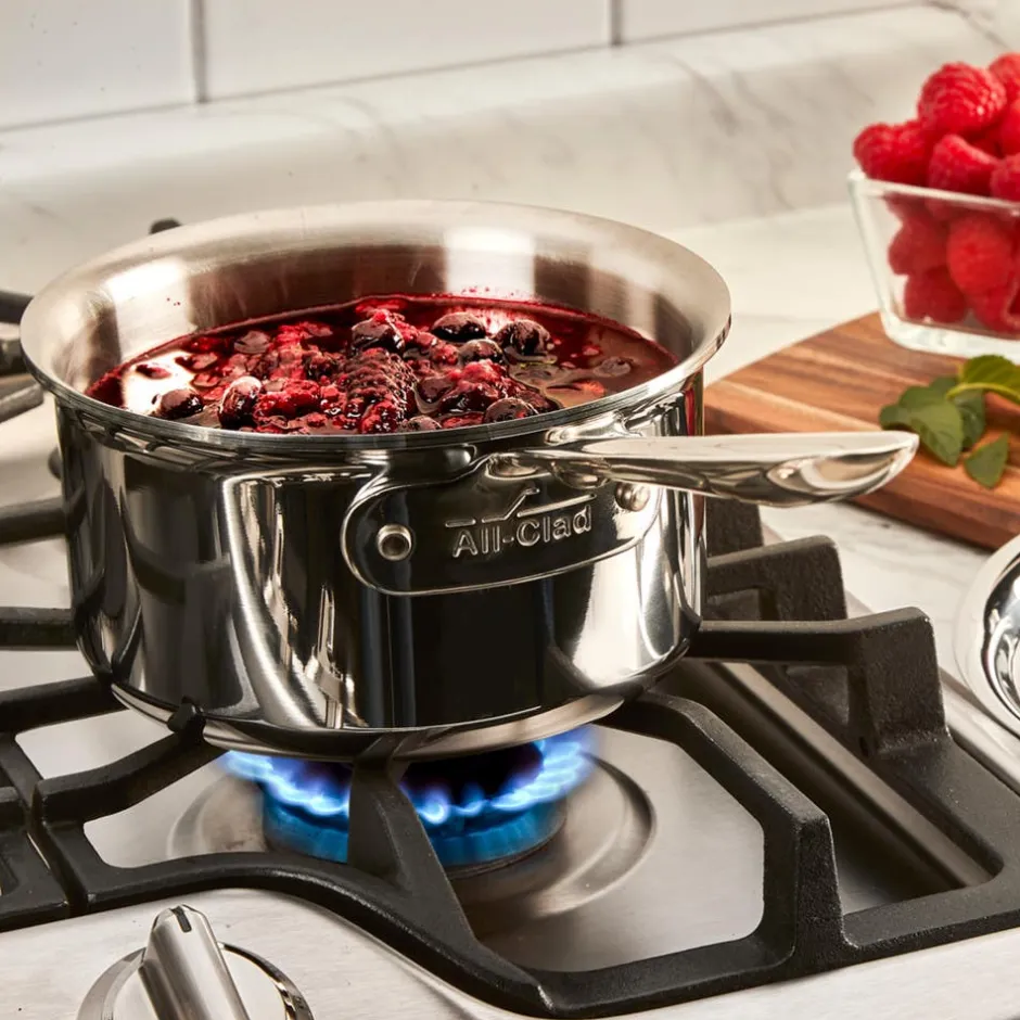 All-Clad D5 Stainless Polished 5-ply 1.5 Quart Saucepan |