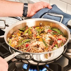 All-Clad D5 Stainless Polished 5-ply Bonded Cookware | 4 Quart Pot |