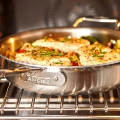 All-Clad D5 Stainless Polished 5-ply Bonded Cookware, Wok, 14 inch