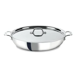 All-Clad D3 Stainless Sunday Supper Pan with Lid, 7 quart |