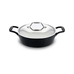 All-Clad Enameled Cast Iron, Braiser with Lid, 4 quart