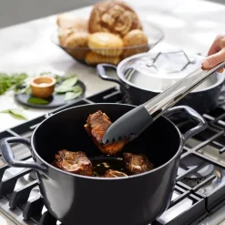 All-Clad Enameled Cast Iron, Dutch Oven with Lid, 6 quart