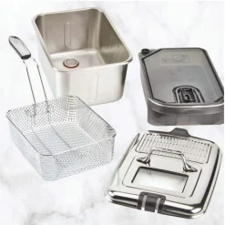 All-Clad EZ Clean Deep Oil Fryer | Deep Fryer with Oil Filtration |