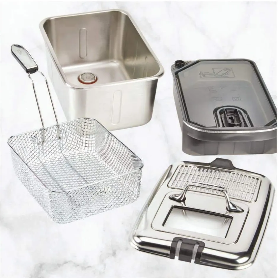 All-Clad EZ Clean Deep Oil Fryer | Deep Fryer with Oil Filtration |