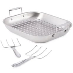 All-Clad Flared Roaster with Rack / Roast Like a Pro