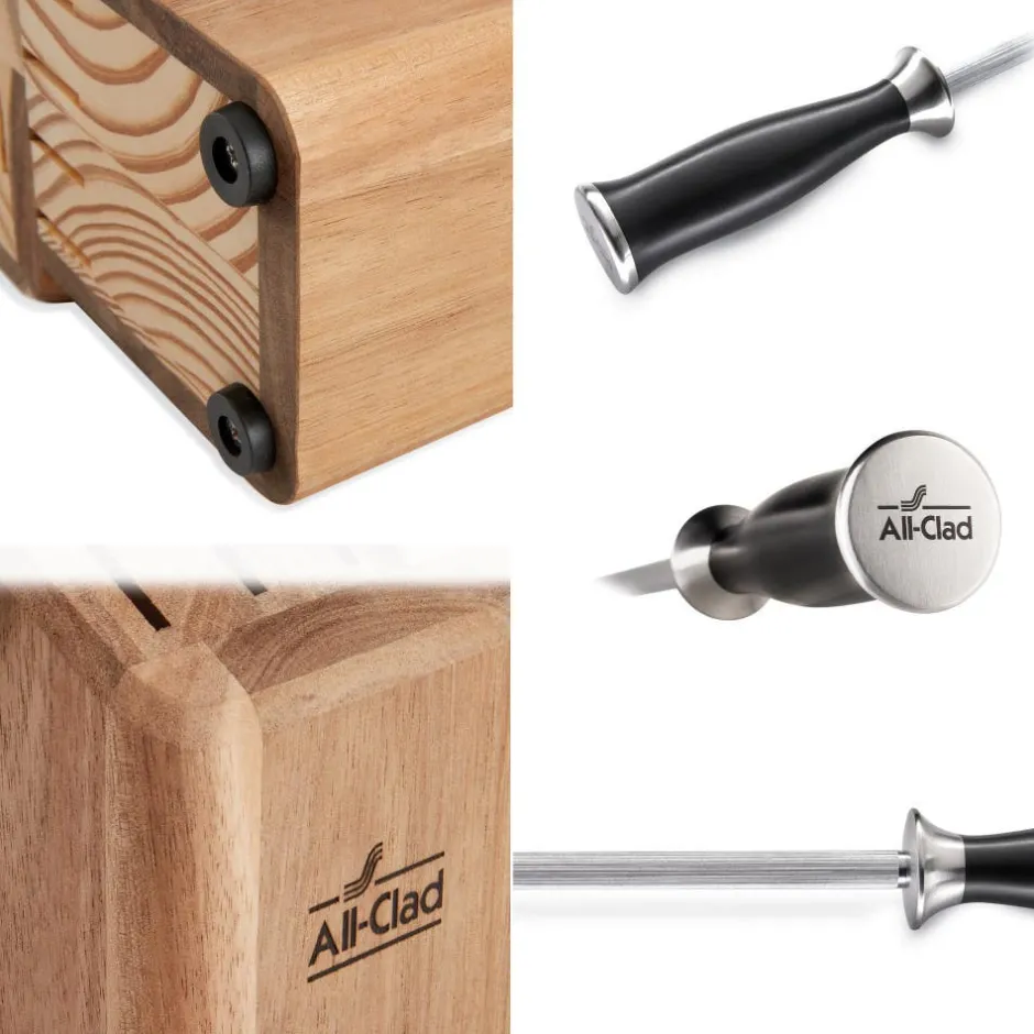 All-Clad Forged Knives | Knife Block Set | 12 pc Knife Set |