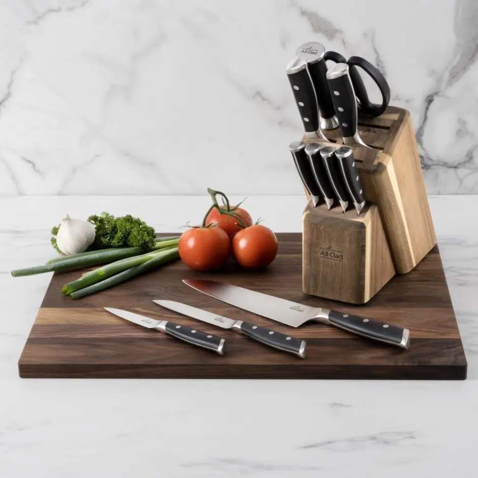 All-Clad Forged Knives | Knife Block Set | 12 pc Knife Set |