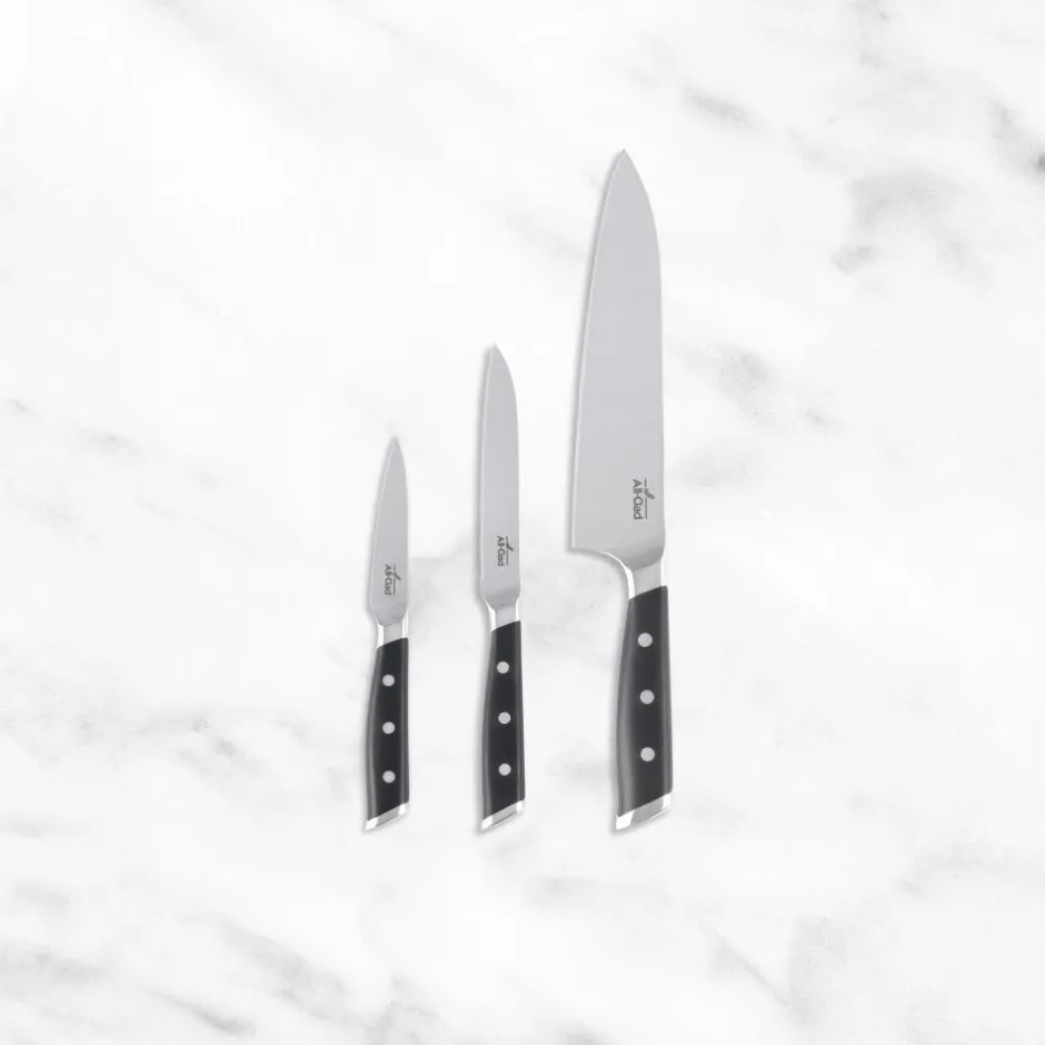 All-Clad Forged Knives | Starter Knife Set | 3 Piece Knife Set |