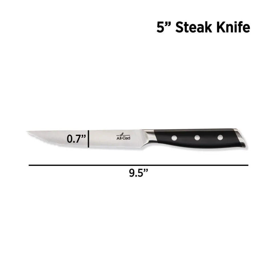All-Clad Forged Knives | Steak Knife Set | 4 Piece Set |