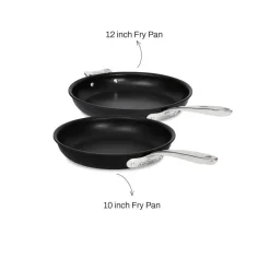 All-Clad Fry Pan Set / 10-inch and 12-inch Nonstick Perfection by NS Pro