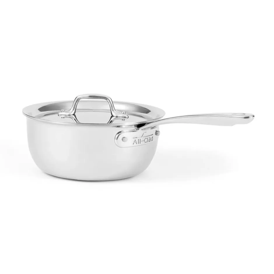 All-Clad G5® Graphite Core Stainless Steel Saucier with Lid, 2.5 quart |