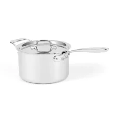 All-Clad G5® Graphite Core Stainless Steel Sauce Pan with Lid, 4 quart |