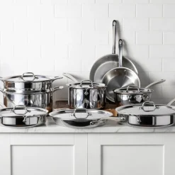 All-Clad G5® Graphite Core Stainless Steel 5-ply Bonded Cookware, 15 Piece Set