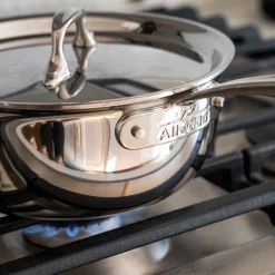 All-Clad G5® Graphite Core Stainless Steel Saucier with Lid, 2.5 quart |
