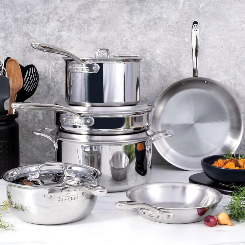 All-Clad G5® Graphite Core Stainless Steel 10 Piece Set |