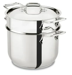 All-Clad Gourmet Accessories, Pasta Pot with Perforated Insert and lid, 6 quart