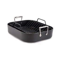 All-Clad HA1 Expert Cookware, Nonstick Roaster with Rack, 13 x 16 inches