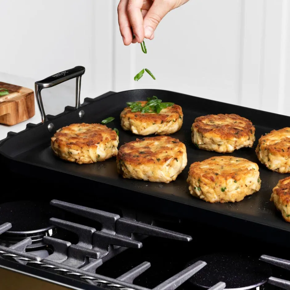 All-Clad HA1 Expert Cookware, Nonstick Double Burner Griddle, 13 x 20 inch