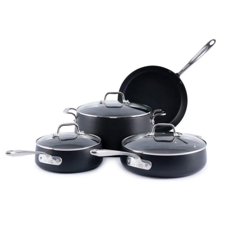 All-Clad HA1 Expert Nonstick Cookware Set, 7 Piece