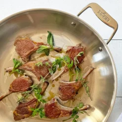 All-Clad 14-Inch Fry Pan / D5 Polished Stainless Steel Perfection
