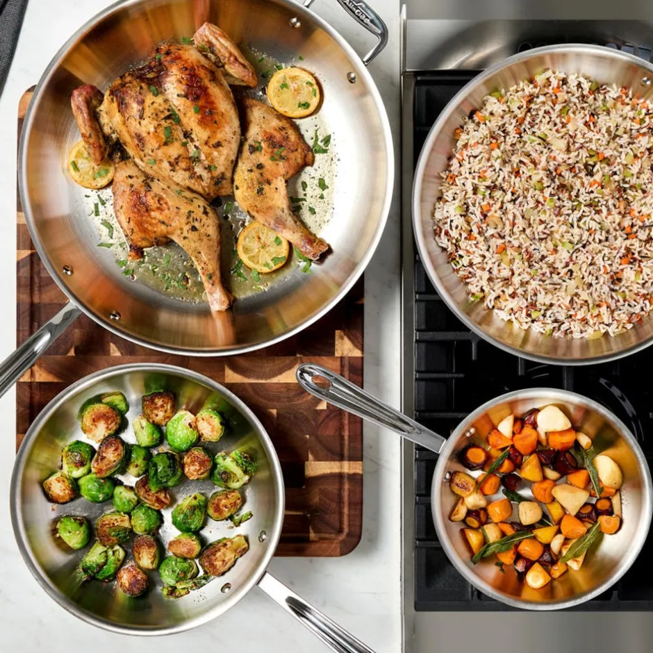 All-Clad 12-Inch Fry Pan / D3, 3-Ply Stainless Masterpiece