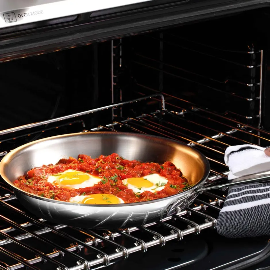 All-Clad 12-Inch Fry Pan with Lid / Cook, Sear and Serve in One Pan
