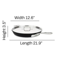 All-Clad 12-Inch Fry Pan with Lid / Master Your Meals with NS Pro
