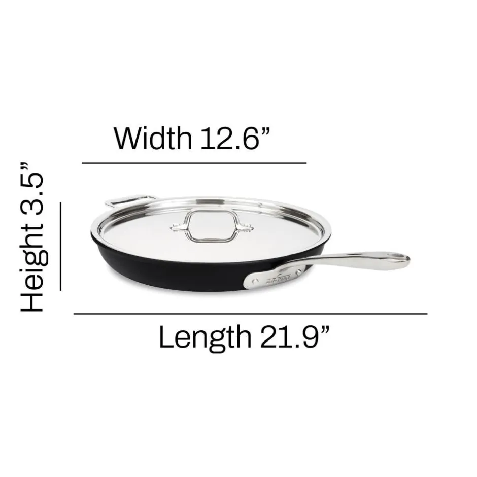 All-Clad 12-Inch Fry Pan with Lid / Master Your Meals with NS Pro