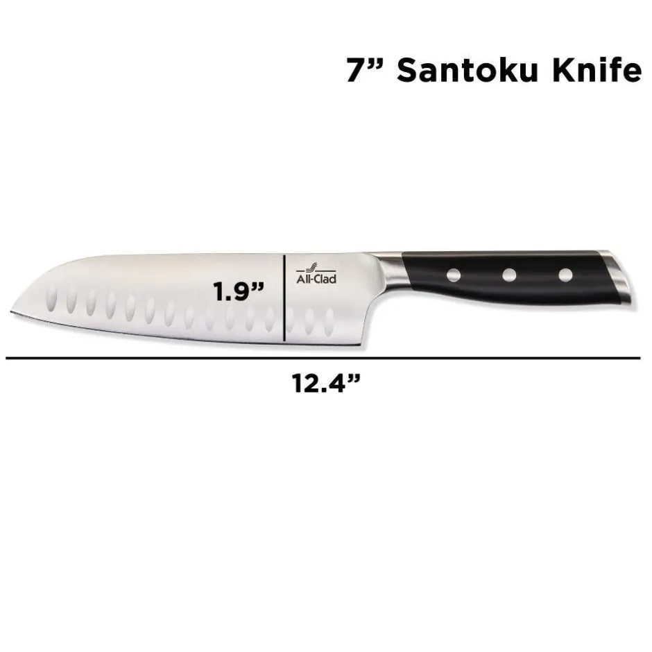 All-Clad 7-Inch Santoku Knife / Precision Cutting by