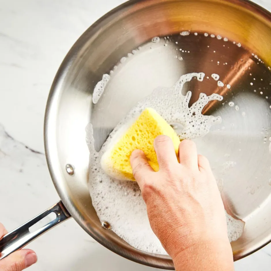 All-Clad 10.5-Inch Sear and Serve Skillet / D3 Stainless Steel Perfection