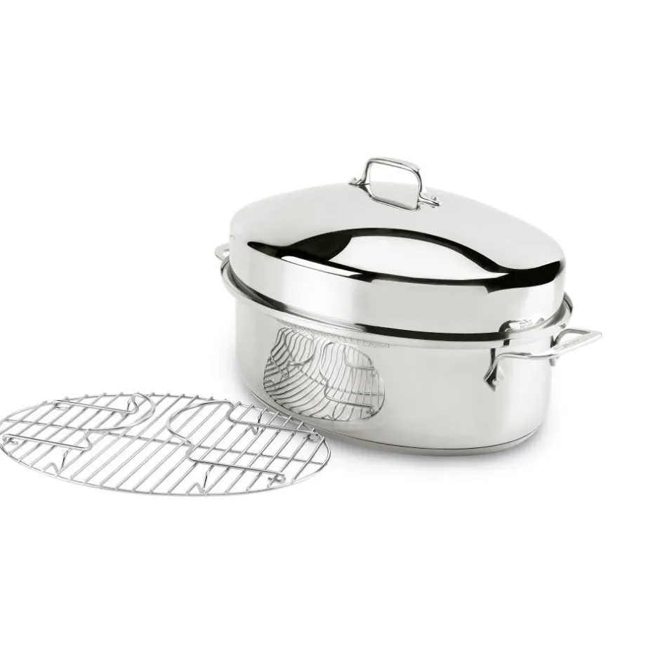 All-Clad 15-Inch Stainless Steel Oval Roaster I