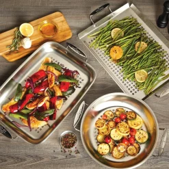 All-Clad 11-Inch Stainless Steel Round Basket / BBQ Perfection by