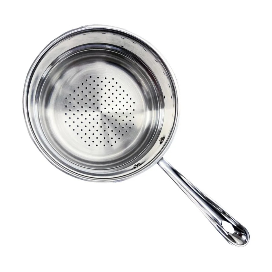 All-Clad 8-Inch Steamer Insert / Universal Fit for Perfect Steaming